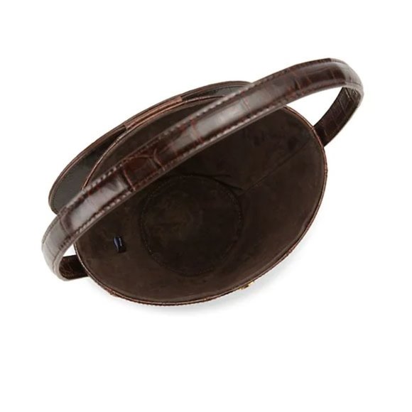 STAUD Alice Embossed Leather Top Handle Bag - Picture 7 of 11